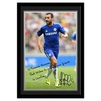 Chelsea Personalised Printed Signature Photo Framed - Fabregas