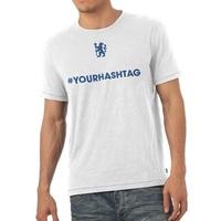 Chelsea Personalised Hashtag T-Shirt White