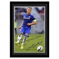 Chelsea Personalised Printed Signature Photo Framed - Terry
