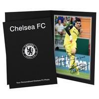 Chelsea Personalised Printed Signature Photo in Presentation Folder - Courtois