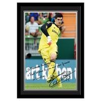 Chelsea Personalised Printed Signature Photo Framed - Courtois