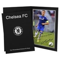 Chelsea Personalised Printed Signature Photo in Presentation Folder - Terry