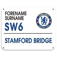 Chelsea Personalised Street Sign Mouse Mat