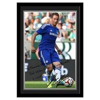 chelsea personalised printed signature photo framed matic