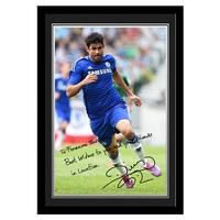 Chelsea Personalised Printed Signature Photo Framed - Costa