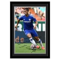 Chelsea Personalised Printed Signature Photo Framed - Hazard