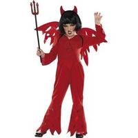 Child Winged Devil Girl Halloween Costume - Medium