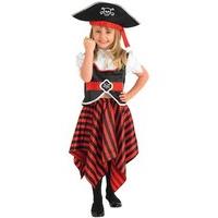 Child Girl Pirate Costume - Medium
