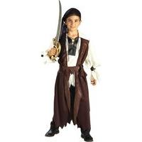 Child Caribbean Pirate King Costume - Small