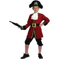 Child Captain Hook Pirate Costume - Large