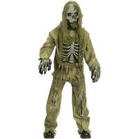 Child Skeleton Zombie Costume - Medium