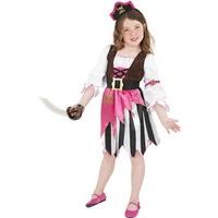 Child Pink Pirate Girl Costume - Large