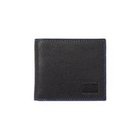 Chocolate Brown Grainy Leather 3-Card Coin Wallet - Savile Row