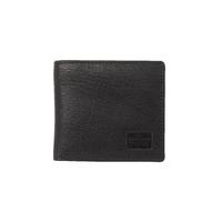 chocolate brown pebble grain leather 6 card wallet savile row