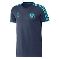 chelsea ucl training t shirt blue