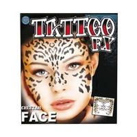 Cheetah Face Tattoo