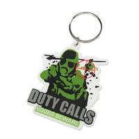 character character rubber keyring