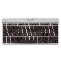 Cherry KW 6000 Wireless Bluetooth Keyboard (Silver/Black) for iPad and iPad2