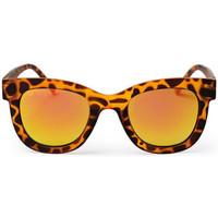 Cheapo Marais Sunglasses - Turtle Brown / Yellow Mirror men\'s Sunglasses in brown