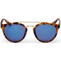 Cheapo Copenhagen Sunglasses - Turtle Brown / Blue Mirror men\'s Sunglasses in brown