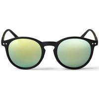 Cheapo Mavericks Sunglasses - Black / Green Yellow Mirror men\'s Sunglasses in black