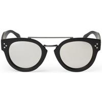 Cheapo Stockholm Sunglasses - Black / Silver Mirror women\'s Sunglasses in black