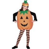 Children\'s Orange Halloween Pumpkin Fancy Dress Costume.