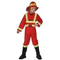 Children\'s Fireman F/optic Costume Small 5-7 Yrs (128cm) For Tv Adverts &