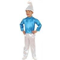 Children\'s Blue Dwarf Child Costume For Middle Ages Fancy Dress
