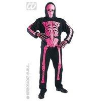 Children\'s 3d Neon Skeleton Child 158cm Costume For Halloween Living Dead Fancy