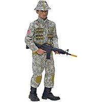 Children\'s Army Soldier Costume Large 11-13 Yrs (158cm) For Military Army War