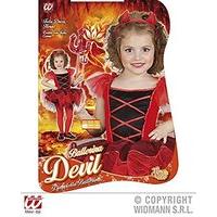 Children\'s Ballerina Devil Costume Infant 3-4 Yrs (110cm) For Halloween Lucifer