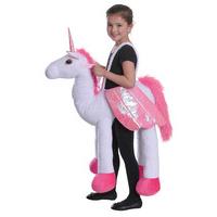 childrens riding unicorn costume