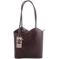 chicca borse 9039marronescuro210636 womens handbags in brown