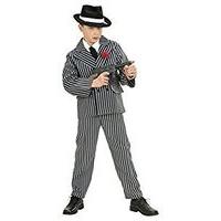 Children\'s Gangster Child 128cm Costume For 20s 30s Mob Capone Bugsy Fancy Dress