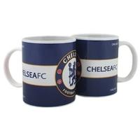 Chelsea FC White Stripe Mug