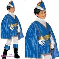 Children\'s Blue Prince Child 158cm Costume For Medieval Middle Ages Fancy Dress