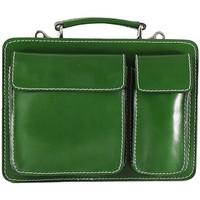 Chicca Borse 7007VERDE210636 men\'s Briefcase in Green