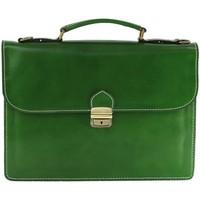 Chicca Borse 7004VERDE210636 men\'s Briefcase in Green