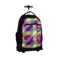 Chiemsee Wheely Trolley-Backpack plaid blazing