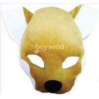 childrens fox face mask on headband with sound