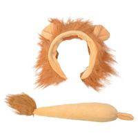 childrens lion ears tail set