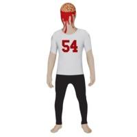 Children\'s Missing Scalp Boy Halloween Costume