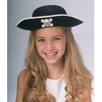 childrens pirate hat with skull crossbones