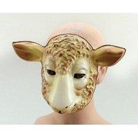 childrens plastic lamb mask