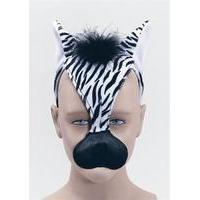 Children\'s Zebra Mask On Headband With Sound