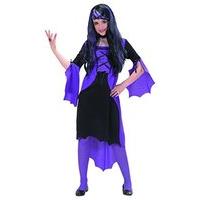 Children\'s Vampire Girl 140cm Costume Medium 8-10 Yrs (140cm) For Halloween