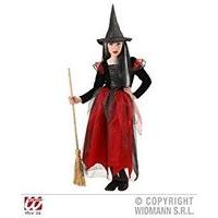childrens witch blackburgundy costume baby 1 2 yrs 98cm for halloween