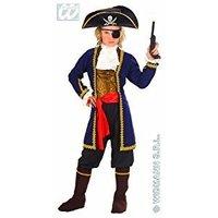 childrens pirate of 7 seas 140cm costume medium 8 10 yrs 140cm for buc ...