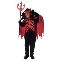 childrens scary devil 140cm costume medium 8 10 yrs 140cm for hallowee ...